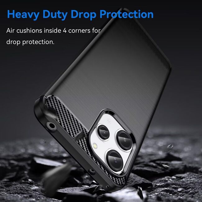 Husa pentru Xiaomi Redmi 13 Carbon Liquid Silicone, navy blue