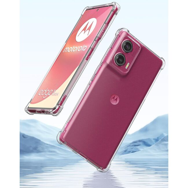 Husa pentru Motorola Edge 50 Fusion Anti-Shock 1.5mm reinforced 4 corners, transparent