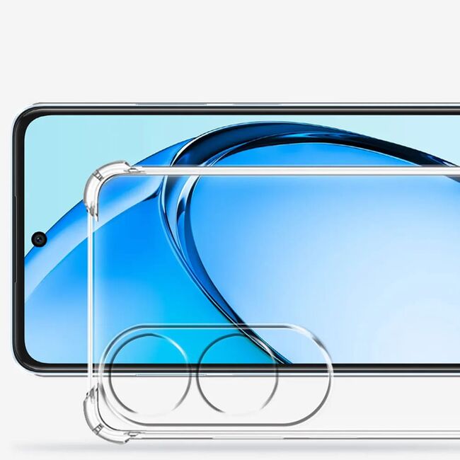 Husa pentru Oppo A60 Anti-Shock 1.5mm, reinforced corners, transparent