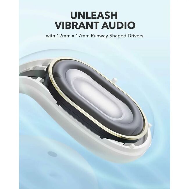 Casti open-ear cu microfon Bluetooth Anker C30i, IPX4, alb