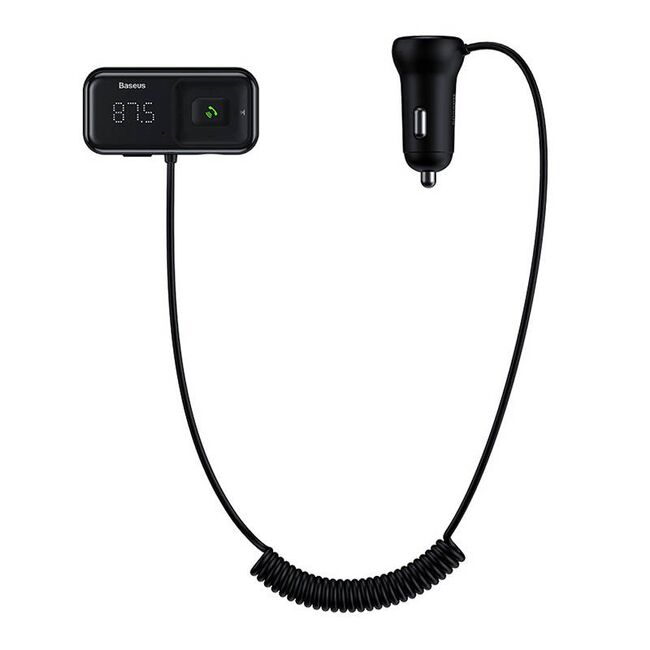 Transmitator auto, incarcator masina Baseus, CCMT000201, negru