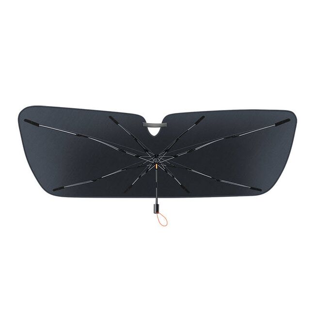 Parasolar auto pliabil tip umbrela Baseus 131 x 69mm, negru, CRKX000001