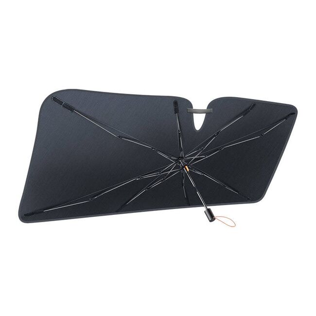 Parasolar auto pliabil tip umbrela Baseus 131 x 69mm, negru, CRKX000001
