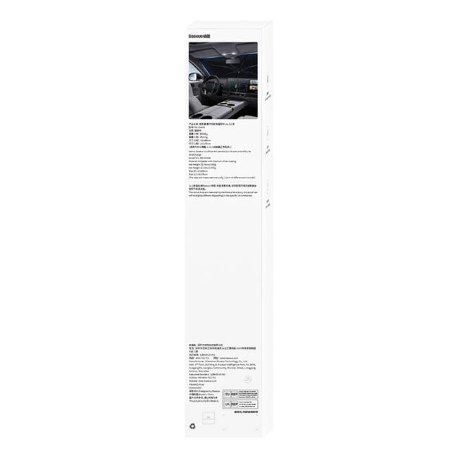 Parasolar auto pliabil tip umbrela Baseus 131 x 69mm, negru, CRKX000001