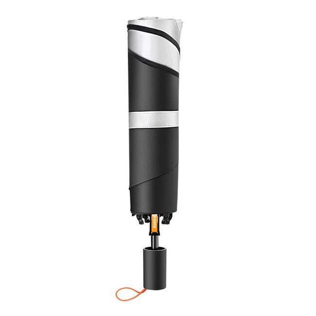 Parasolar auto pliabil tip umbrela Baseus 131 x 69mm, negru, CRKX000001