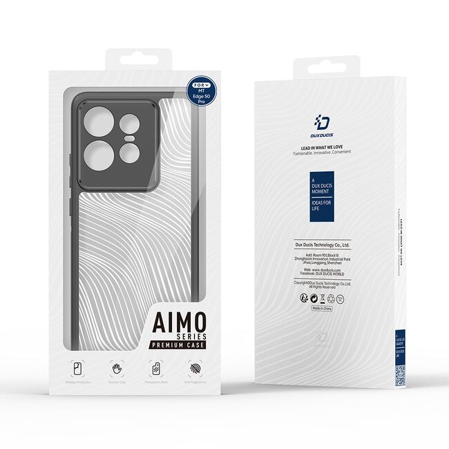 Husa Motorola Edge 50 Pro Dux Ducis Aimo, negru