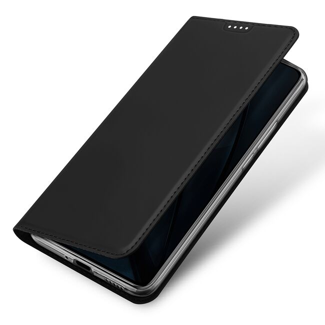 Husa pentru Xiaomi Poco F6 Pro tip carte Dux Ducis Skin Pro, negru
