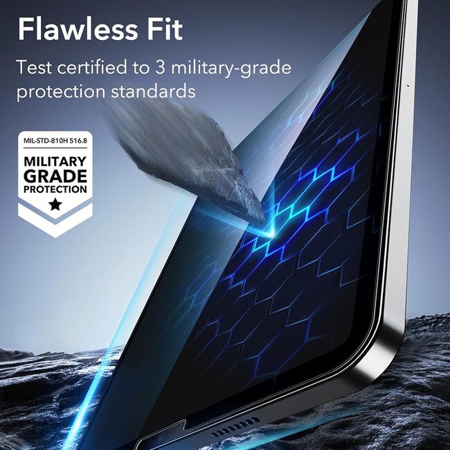[Pachet 2x] Folie sticla ipad air 4 / 5 / 6 (2020/2022) / ipad pro 11 (2018 / 2020 / 2021 / 2022) ESR Armorite Screen Protector, transparenta