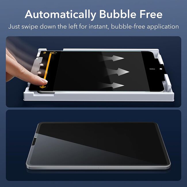 [Pachet 2x] Folie sticla iPad Pro 12.9 (2018 / 2020 / 2021 / 2022) ESR Armorite Screen Protector, transparenta