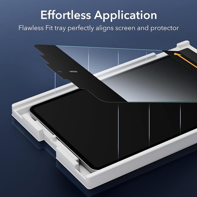 [Pachet 2x] Folie sticla iPad Pro 12.9 (2018 / 2020 / 2021 / 2022) ESR Armorite Screen Protector, transparenta