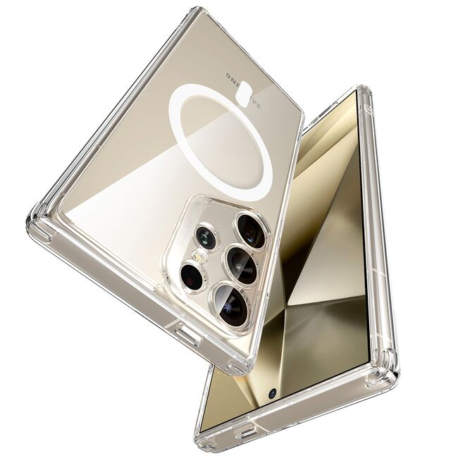Husa pentru  Samsung Galaxy S24 Ultra cu MagSafe ESR - Classic Hybrid HaloLock - transparent