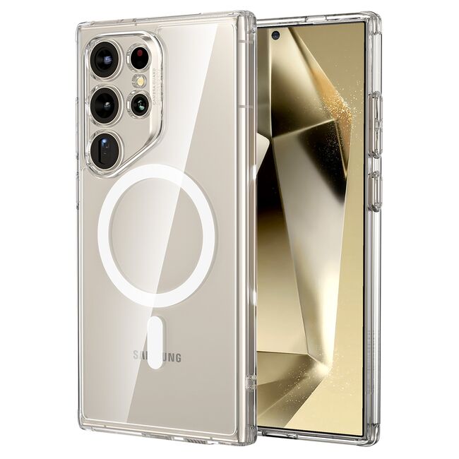 Husa pentru  Samsung Galaxy S24 Ultra cu MagSafe ESR - Classic Hybrid HaloLock - transparent
