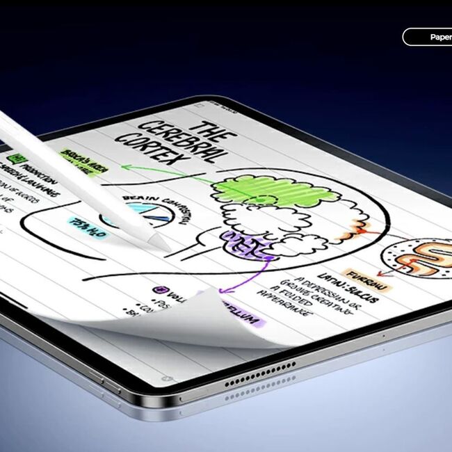 Folie iPad Pro 13 (2024) ESR Paper-Feel Magnetic, transparenta