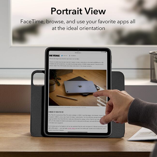 Husa iPad Pro 13 (2024) ESR Shift Magnetic, albastru
