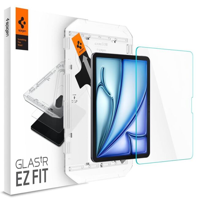 Folie sticla iPad Air 11 2024 / 2025​ M2, M3 Spigen Glas.t R Ez Fit 9H, transparenta