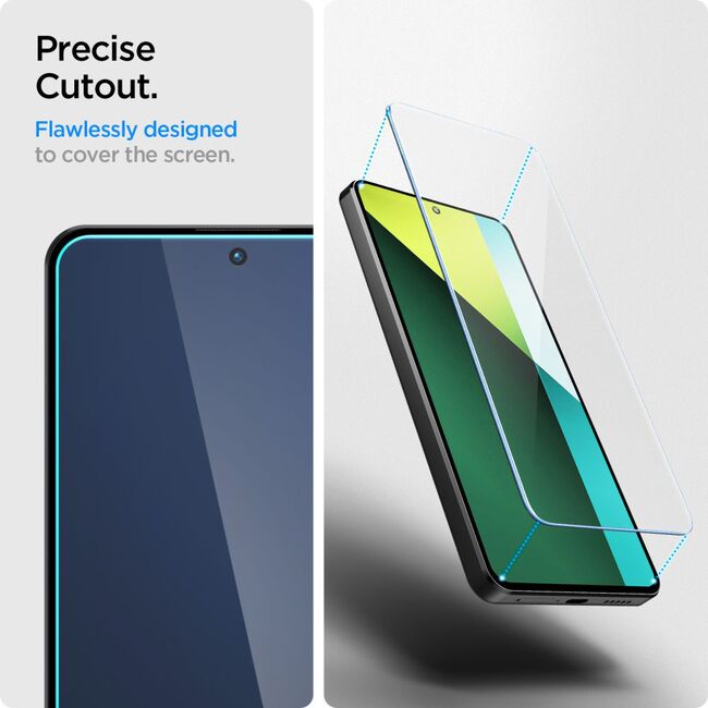 [Pachet 2x] Folie Xiaomi Redmi Note 13 Pro 5G Spigen Glas.tR Slim, transparenta