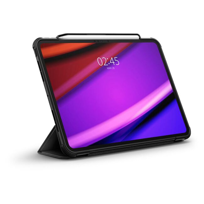 Husa iPad Pro 11 (2024) Spigen Rugged Armor Pro, negru