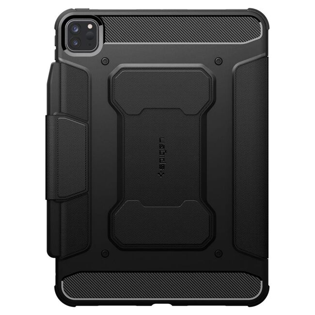 Husa iPad Pro 11 (2024) Spigen Rugged Armor Pro, negru