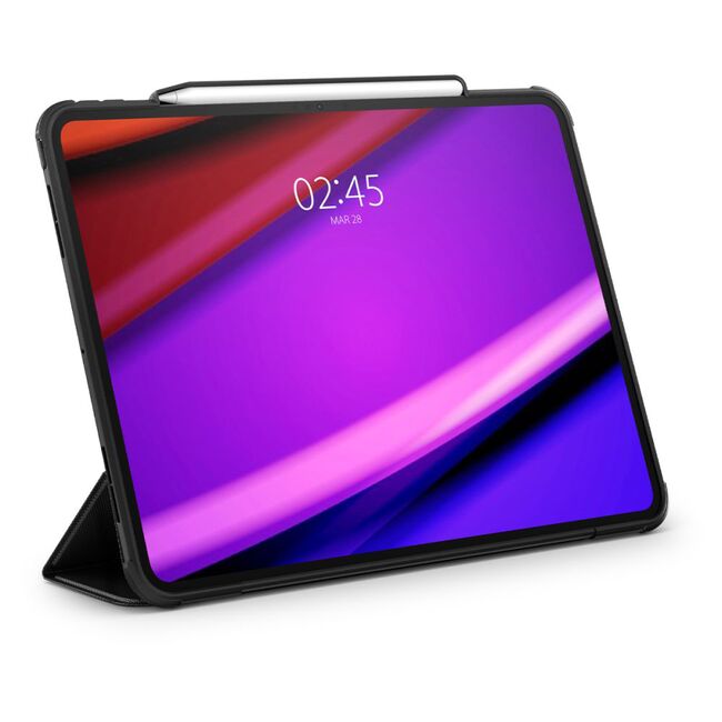 Husa iPad Pro 13 (2024) Spigen Rugged Armor Pro, negru