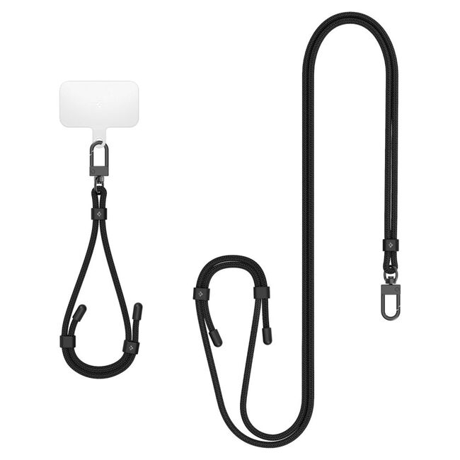 Snur, lanyard pentru telefon Spigen, universal, negru