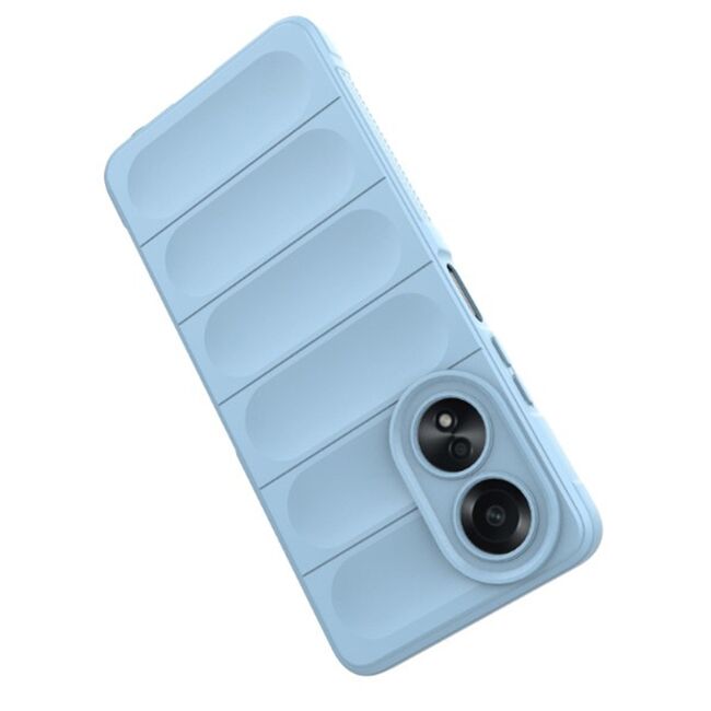 Husa pentru  Oppo A60 Liquid Silicone, Microfibre Lining, Non-Slip Airbag Design, mov