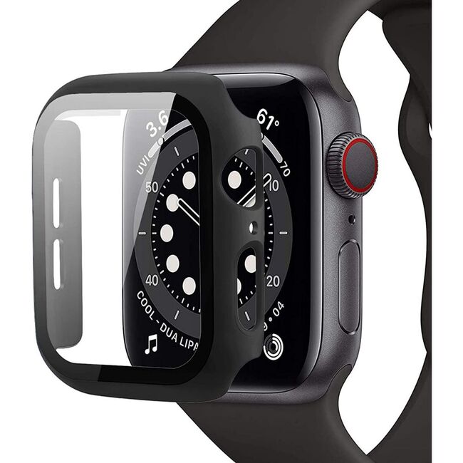 Carcasa protectie ecran Defense 360  Apple Watch 4/5/6/SE  (44mm) Negru