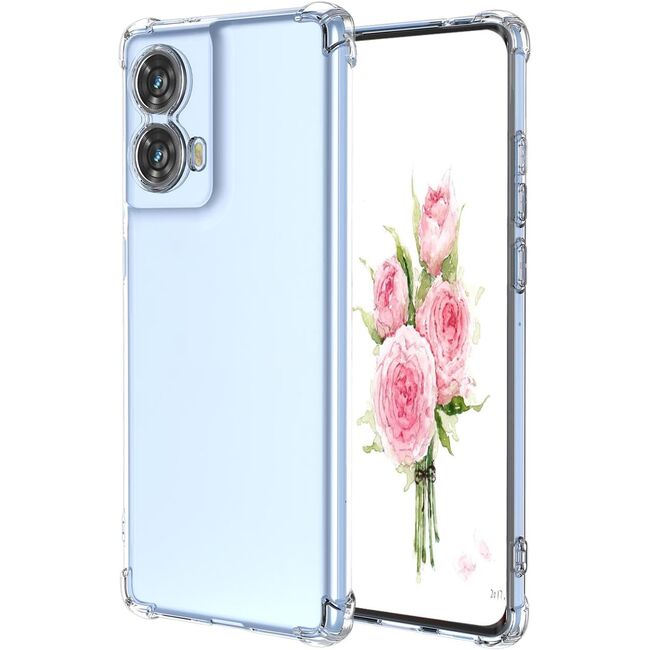 Husa pentru Motorola Moto G85 Anti-Shock 1.5mm reinforced 4 corners, Transparent