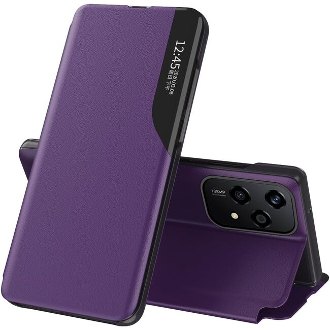 Husa pentru Honor 200 Lite tip carte, Smart View, mov
