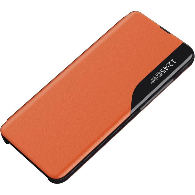 Husa pentru Honor 200 Lite tip carte, Smart View, orange