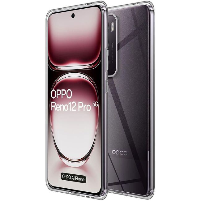 Husa pentru Oppo Reno 12 Pro Anti-Shock 1.5mm, transparent