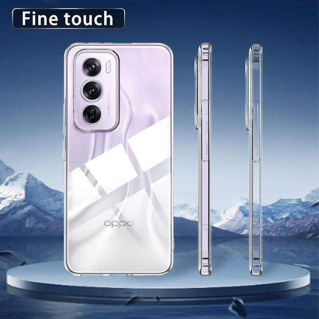 Husa pentru Oppo Reno 12 Pro Anti-Shock 1.5mm, transparent