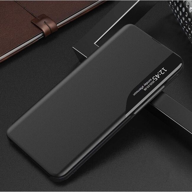 Husa pentru Honor 200 tip carte, Smart View, negru