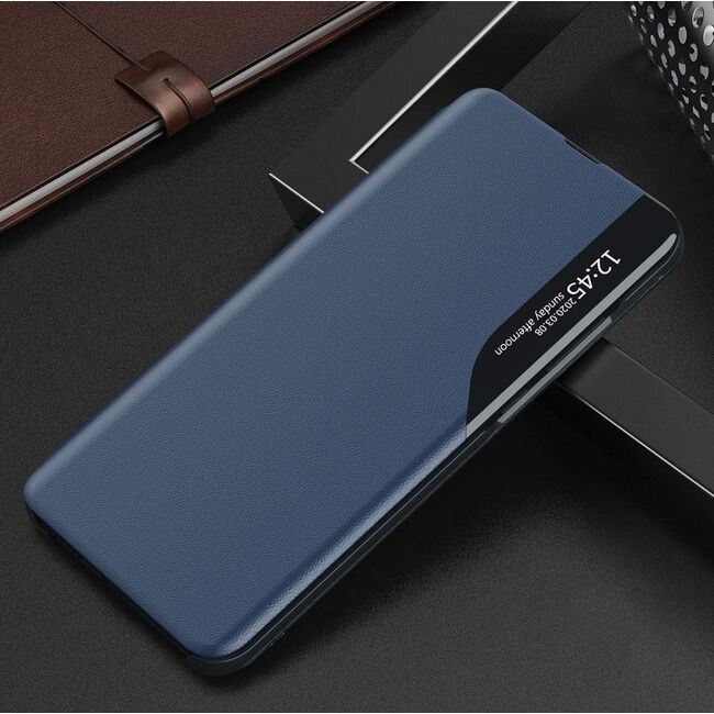 Husa pentru Honor 200 Pro tip carte, Smart View, navy blue