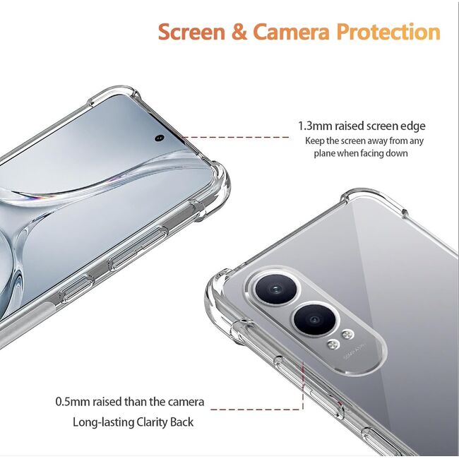 Husa pentru OnePlus Nord CE4 Lite Anti-Shock 1.5mm reinforced 4 corners, transparent