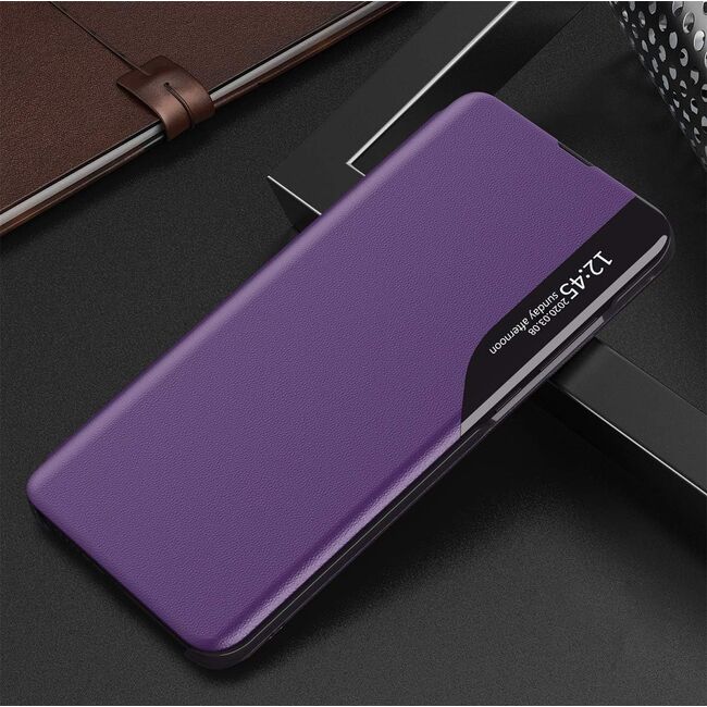 Husa pentru Honor 200 Pro tip carte, Smart View, mov