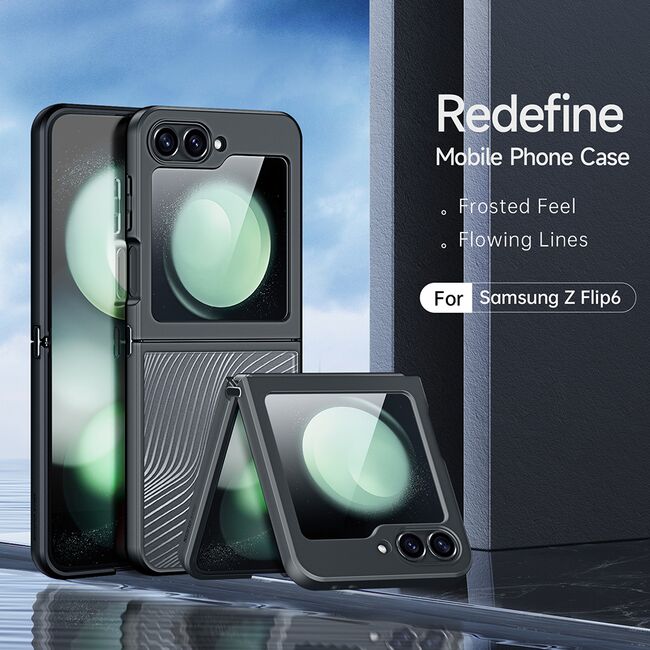 Husa Samsung Galaxy Z Flip 6 Dux Ducis Aimo, negru
