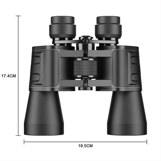 Binoclu Profesional 20x50 mm, cu Prisma BAK4 si Lentile FMC, Waterproof, Long Range, ideal activitati in aer liber, concerte, negru