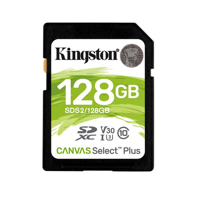 Card memorie SDXC 128GB Kingston Canvas Select Plus, SDS2/128GB-SD