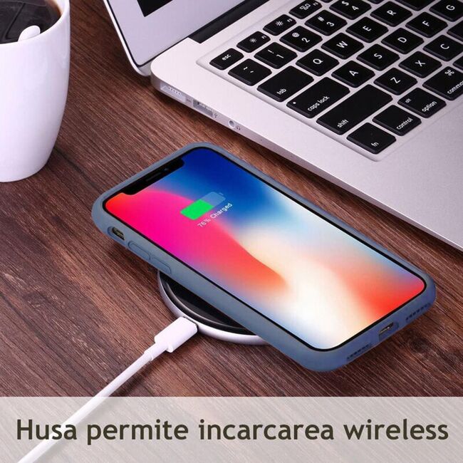 Husa Samsung Galaxy Z Flip 6 Techsuit Soft Edge Silicone, albastru