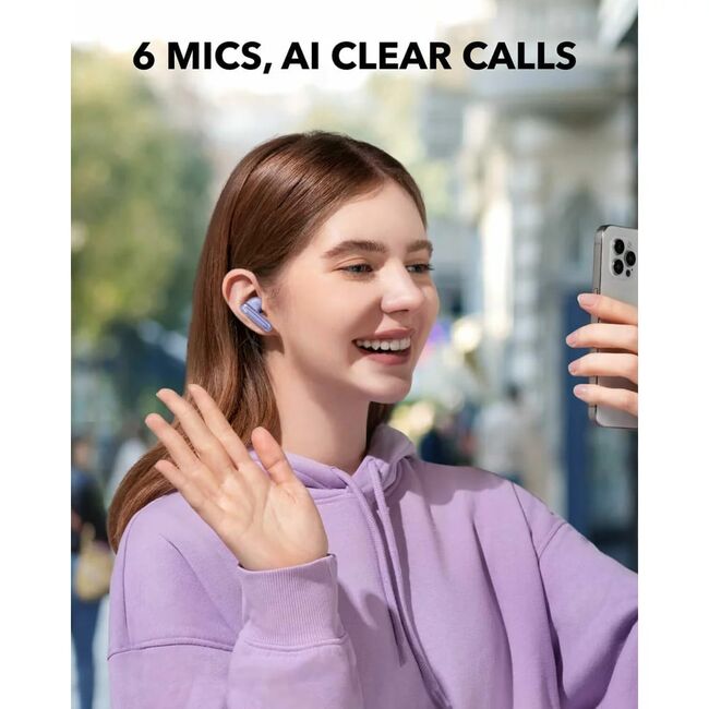 Casti Bluetooth TWS, Noise Cancelling Anker SoundCore P40i, mov