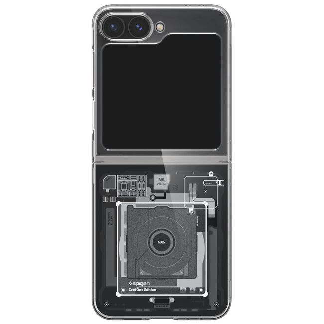 Husa premium pentru  Samsung Galaxy Z Flip 6 Spigen Air Skin Zero One - negru denim