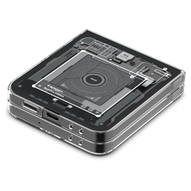 Husa premium pentru  Samsung Galaxy Z Flip 6 Spigen Air Skin Zero One - negru denim