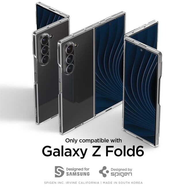 Husa premium pentru  Samsung Galaxy Z Fold 6 Spigen Air Skin - transparent