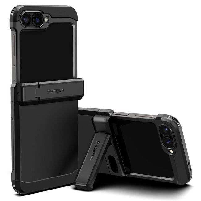 Husa Samsung Galaxy Z Flip 6 Spigen - tough armor - negru