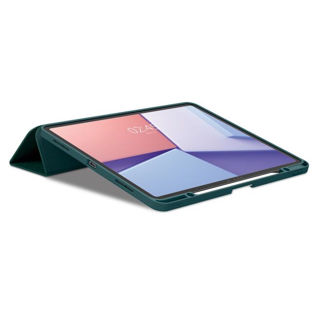 Husa iPad Air 13 2025 / 2024 M3, M2 Spigen Urban Fit, verde