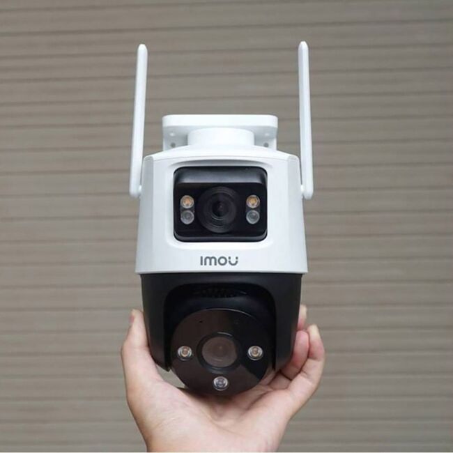 Camera supraveghere exterior WiFi smart Imou, 10MP, Two-way Talk, Human Detection, Night Vision, IP66, IPC-S7XP-10M0WED-0360B