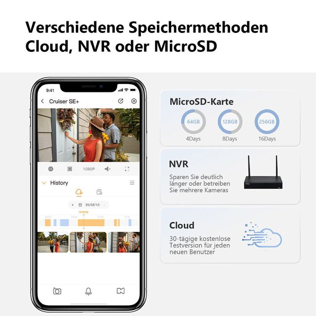 Camera supraveghere exterior WiFi smart Imou, IPC-K7CP-5H1WE