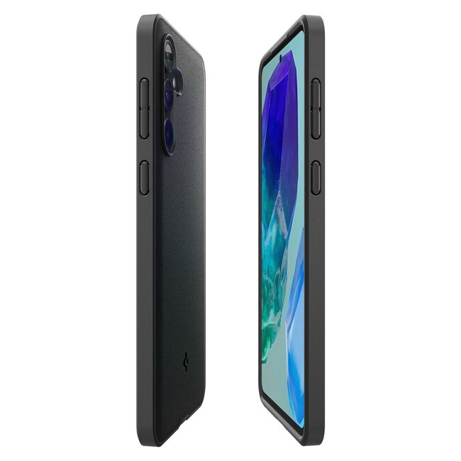 Husa Spigen - essential sand blast - Samsung Galaxy M55 - matte black