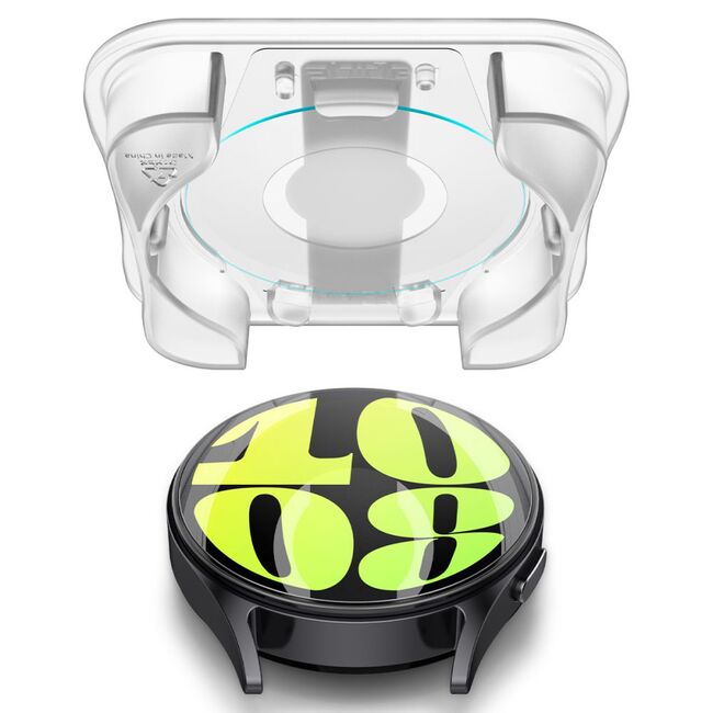 [Pachet 2x] Folie Samsung Galaxy Watch7 44mm Spigen Glas.tR EZ Fit, transparenta