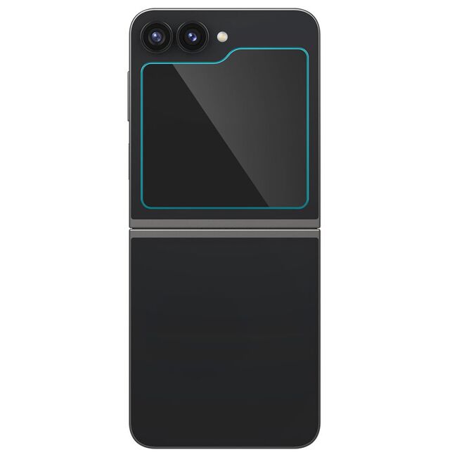 [Pachet 2x] Folie Samsung Galaxy Z Flip 6 Spigen Glas.tR EZ Fit, transparenta